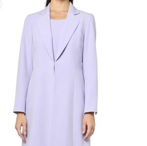 Le Suit Lavender Trench Coat